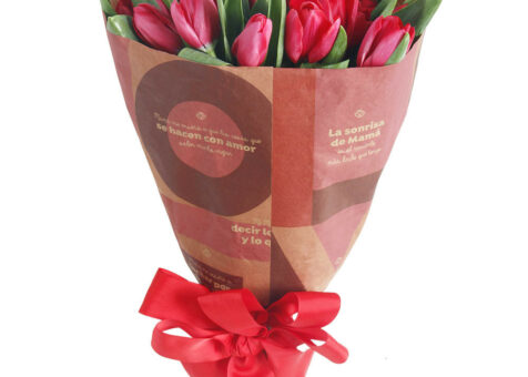 ramo-mensajes-para-mama-tulipanes-rojos