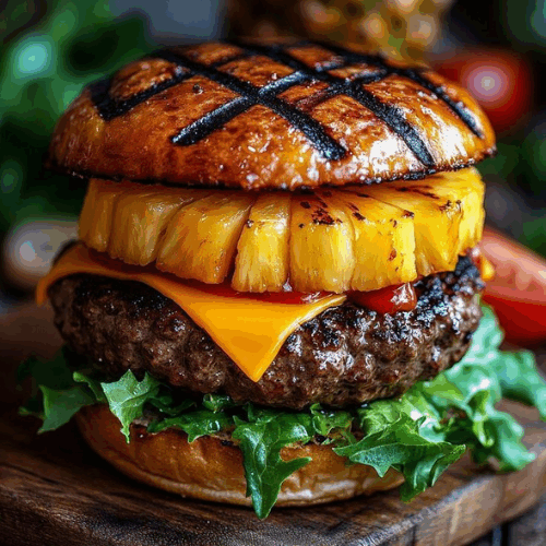 Hamburguesa Hawaiana